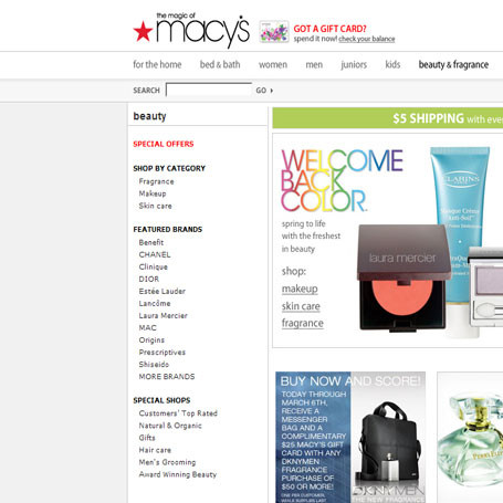Macys site design by Ocean5 Macys site design by Ocean5