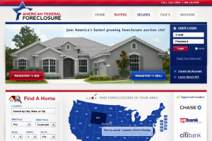 AFF American Federal Foreclosure site design by Ocean5