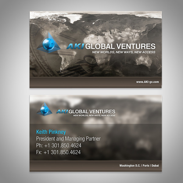 AKI business card design by Ocean5 AKI business card design by Ocean5