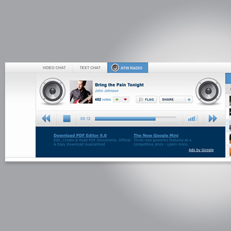 Around-the-Way interactive radio tab design by Ocean5 Around-the-Way interactive radio tab design by Ocean5
