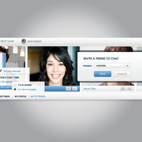 Around-the-Way interactive video chat tab design by Ocean5 Around-the-Way interactive video chat tab design by Ocean5