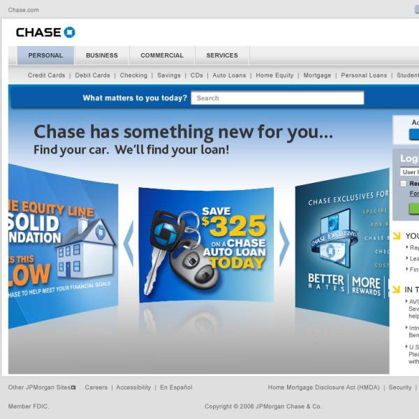 Chase interactive slider for promotional Ads by Ocean5 Chase interactive slider for promotional Ads by Ocean5