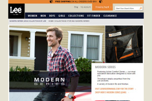 Lee homepage design by Ocean5