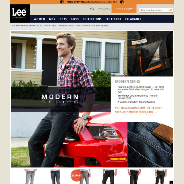 Lee homepage design by Ocean5 Lee homepage design by Ocean5