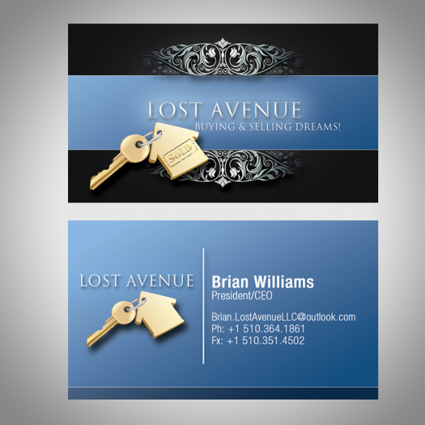 Lost Avenue alternate business card design by Ocean5 Lost Avenue alternate business card design by Ocean5