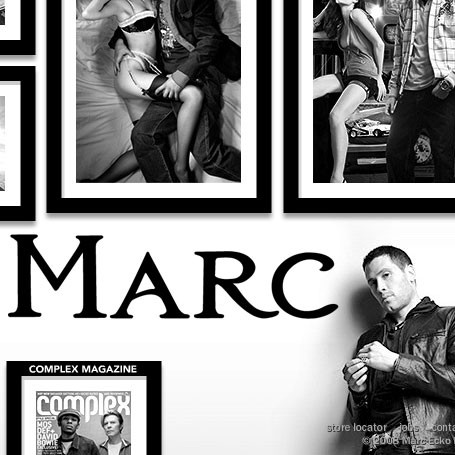 Marc Ecko interactive site design by Ocean5