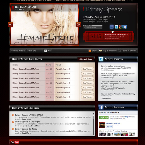 Premium Seating ticket purchase design by Ocean5 Premium Seating ticket purchase design by Ocean5