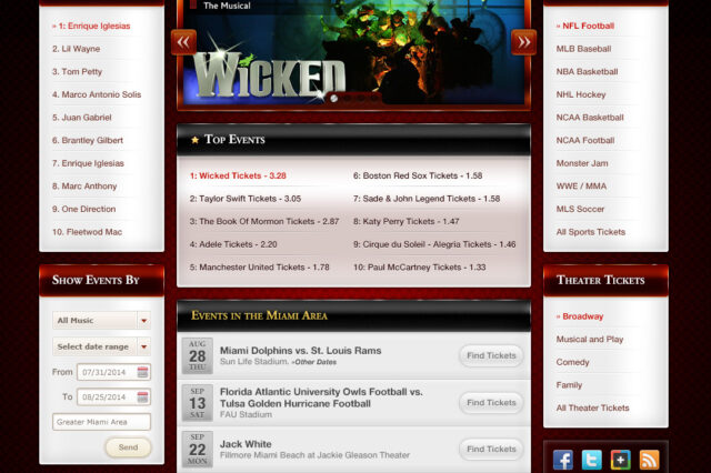 Premium Seating homepage design by Ocean5