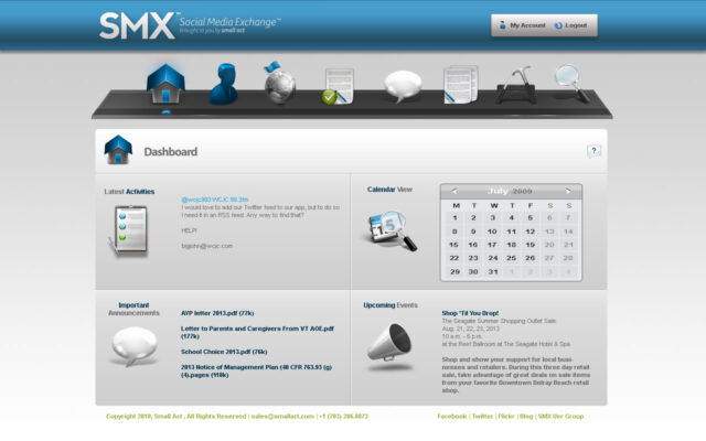SMX site design by Ocean5