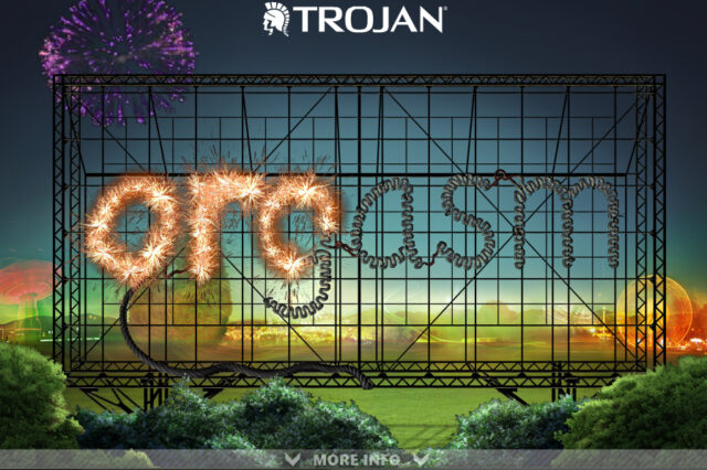 Trojan orgasm billboard Ad design by Ocean5