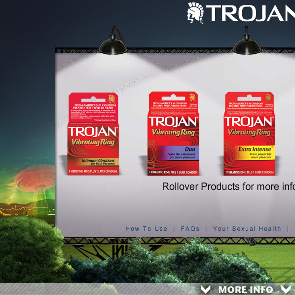 Trojan orgasm billboard product Ad by Ocean5